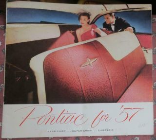1957 Pontiac Dealership Brochure,  Star Chief,  Chief,  Chieftan,  Station Wagons