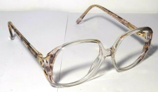 Luxottica Deanna Vintage Womens Eyeglasses Frames Autumn 53 15 140 Italy Oversiz