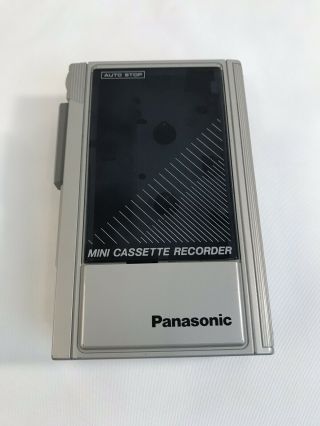 Vintage Panasonic Rq - 340 Mini Cassette Recorder Player (hd27)