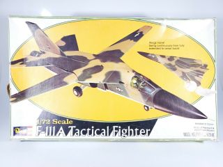 Vintage 1979 Revell No.  4303 F - 111a Tactical Fighter Model Kit 1/72 Open Box