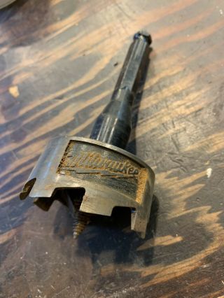 Milwaukee Hole Hawg Vintage Bit Only Self Start Carpentry Plumbing Framing Usa