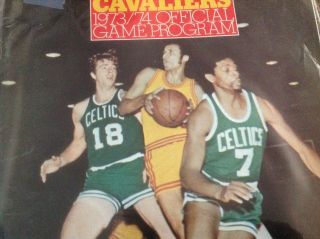Old 1973 - 74 Cleveland Arena Cavaliers Official Program Basketball,  Ticket Stubs 3