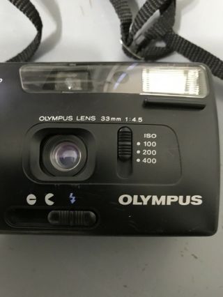Vtg 35mm Olympus Trip Junior Point and Shoot Film Camera 2
