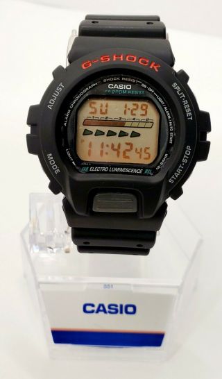 Vintage Casio G - Shock Dw - 6600 200m Illuminator Diver Lcd Watch Japan Made