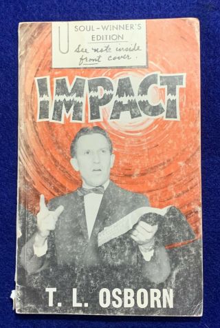 Vintage Religious Book 1960 Impact Soul - Winner 