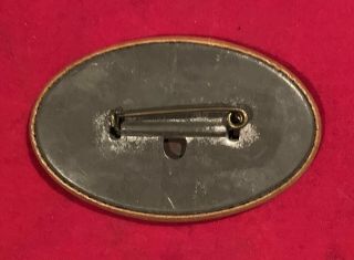 Antique Circa 1910 Spokane Melon Football Pin Button Washington Missouri ? Early 2