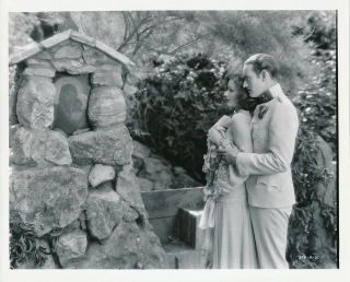 Greta Garbo Conrad Nagel Vintage The Mysterious Lady Mgm Silent Photo
