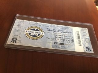 Authentic York Yankee Stadium Inaugural Season Opening Day Full Ticket Stub