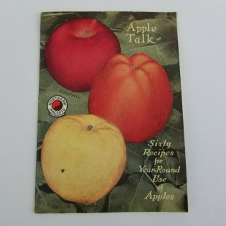 Northern Pacific Railway Service Yellowstone Park Line Apple Talk Book Recipes