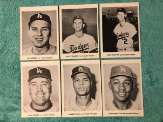 1961 LOS ANGELES DODGERS PICTURE PACK JAY ' S PUBLISHING COMPLETE SET OF 12 2