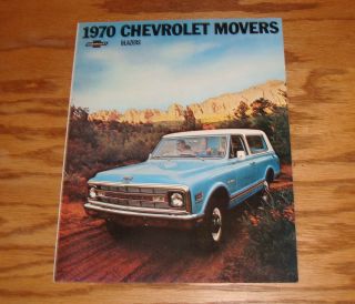 1970 Chevrolet Blazer Sales Brochure 70 Chevy
