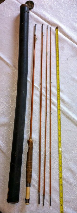 Vintage South Bend Bamboo Fly Rod 24 - 8 1/2 