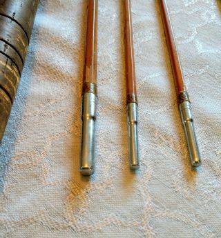 Vintage South Bend bamboo fly rod 24 - 8 1/2 ' with case 2