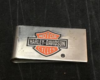 Vintage Harley Davidson Motor Cycles Money Clip.  S52