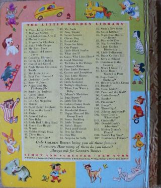 Vintage Little Golden Book A DAY AT THE ZOO 1st printing 42 pages 2