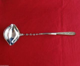 Corsage By Stieff Sterling Silver Punch Ladle 13 3/4 " Twist Hhws Custom Made