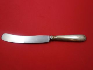 German.  800 Silver By Unknown Banquet Knife 10 1/4 " Flatware