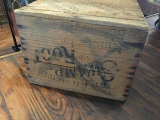 Antique Dr.  Kilmer ' s Swamp Root Crate Baltimore,  MD 3