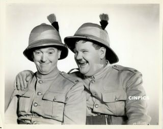 Laurel & Hardy " Sons Of The Desert " 1933 8x10 Vintage Original/comedy Team