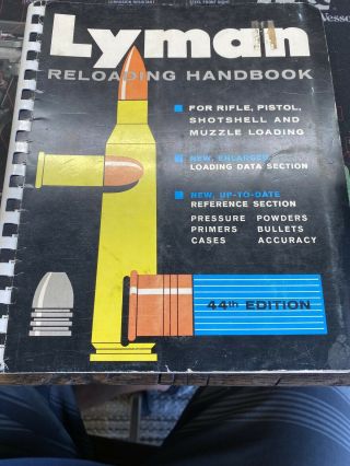 Vintage Lyman Reloading Handbook 44th Edition