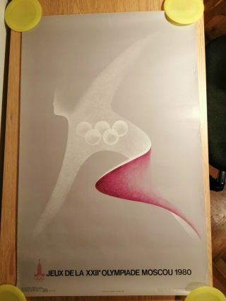 Moscow 1980,  Olympic Poster,  Karol Slivka