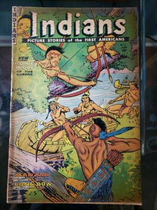 Indians Picture Stories Of The First Americans No.  12 Vintage Comic June 1952 12