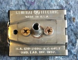 Vintage Ge General Electric Range Burner Control Switch 344565 Asr 6167 - 36