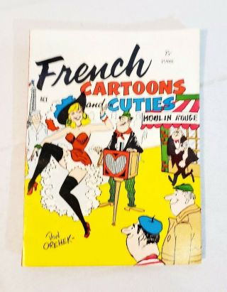 French Cartoons & Cuties June 1957 Vintage Sexy Cartoon Humor Adult Vol 1 No 3