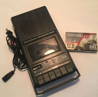 Texas Instruments Cassette Tape Program Recorder Php - 2700 Vintage