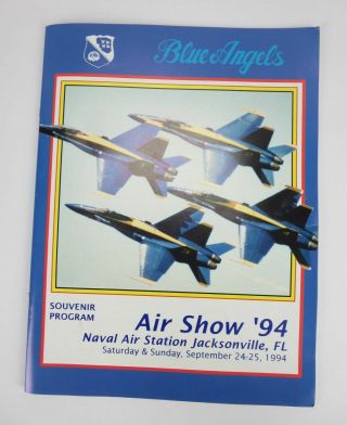 Blue Angels Air Show 94 Souvenir Program