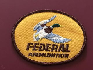 Vintage " Federal Ammunition " Hunting Patch