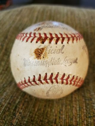 Wisconsin State League 1951 Fond Du Lac Panthers Team Signed Ball