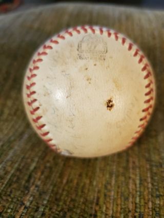 Wisconsin State League 1951 Fond du Lac Panthers team signed ball 2