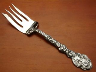 Versailles By Gorham Sterling Silver Cold Meat Fork 8 1/8 ",  Mono On Back