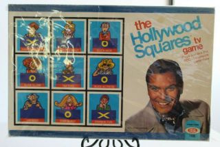 The Hollywood Squares Tv Game Show Trivia Board Game Ideal Vintage 1974 (gm10)