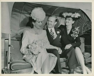 Ann Miller Candid Wedding Day Vintage 1946 Columbia Pictures Photo