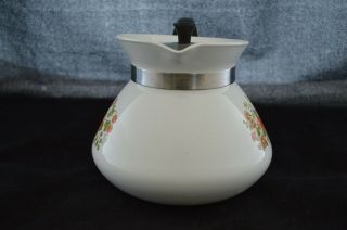 Vintage Corning Ware 6 Cup Teapot Kettle with Lid,  P - 104 Indian Summer Flowers 2