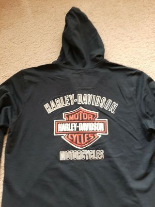 Harley Davidson Mens Bar & Shield Xl Logo Hoodie 99083 - 14vm
