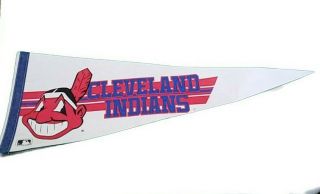 Vintage Pennant Cleveland Indians 1990 