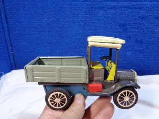 Vintage Japan Tin Litho Friction Drive Car 3 Bx - J