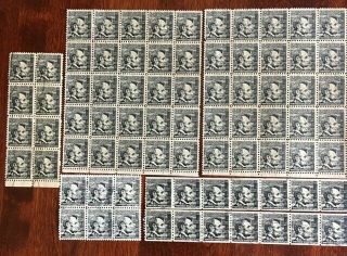 Vintage Four Cent Abraham Lincoln Stamps,  And