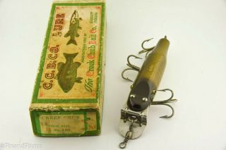 Vintage Creek Chub Husky Pikie Minnow Antique Fishing Lure JJ21 3