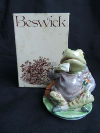 Vintage Beatrix Potter Mr.  Jeremy Fisher Figurine Beswick England 1950