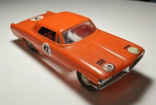Vintage Eldon Red 1962 Pontiac Bonneville 1/32 Slot Car