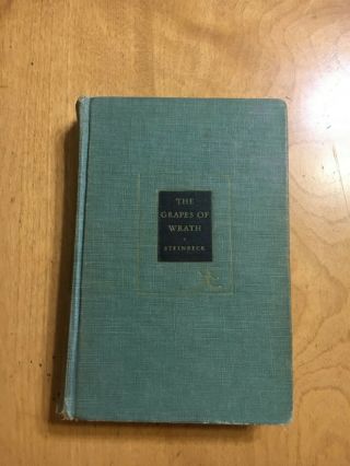 The Grapes Of Wrath - John Steinbeck 1939 Hardcover 1st Modern Library Vintage
