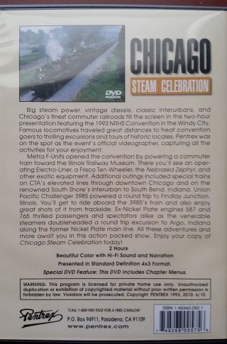CHICAGO STEAM CELEBRATION PENTREX DVD VIDEO 2