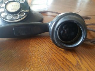 Antique/Vintage Western Electric Oval Base Phone /W Handset. 3