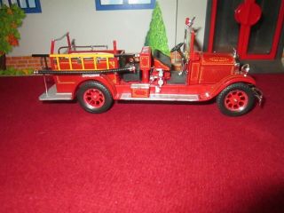 Vintage National Motor Museum Die Cast Studebaker Fire Truck 1928 Model