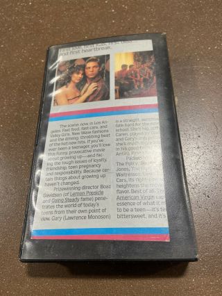 The Last American Virgin VHS Vintage Big Box MGM Movie 1983 U2 DEVO Journey REO 3