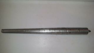 Vintage Grooved Gfc Ring Sizer Mandrel Aluminum Size1 - 13 Jewelers Silversmith